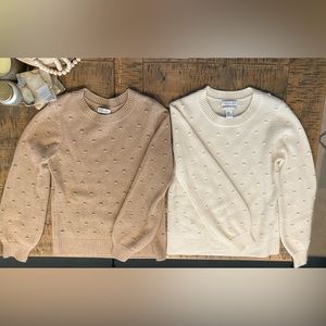 Set of 2 Rachel Zoe Cashmere sweaters